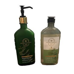 NEW SET! 2 PCS EUCALYPTUS SPEARMINT BODY WASH & BODY LOTION BATH & BODY WORKS